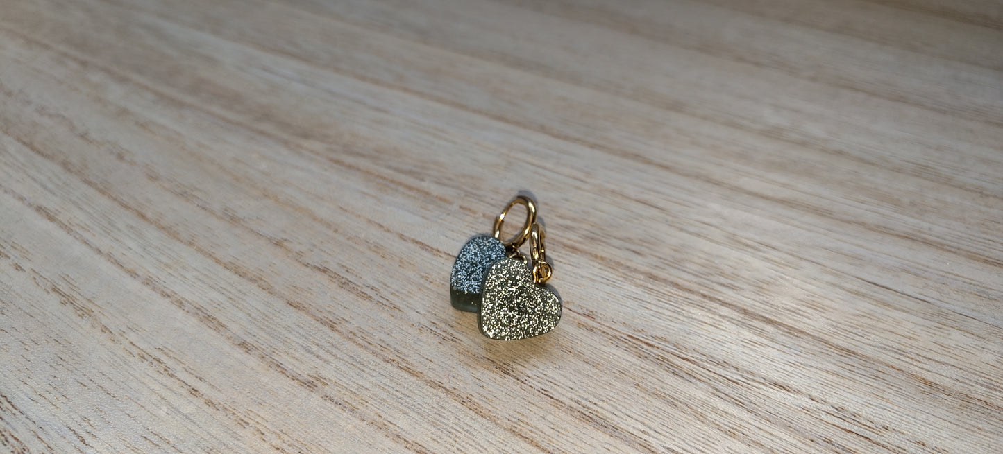 small heart earrings