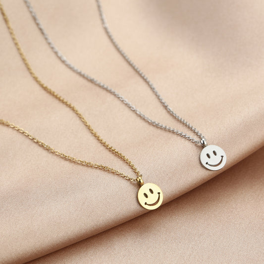 Smiley face necklace