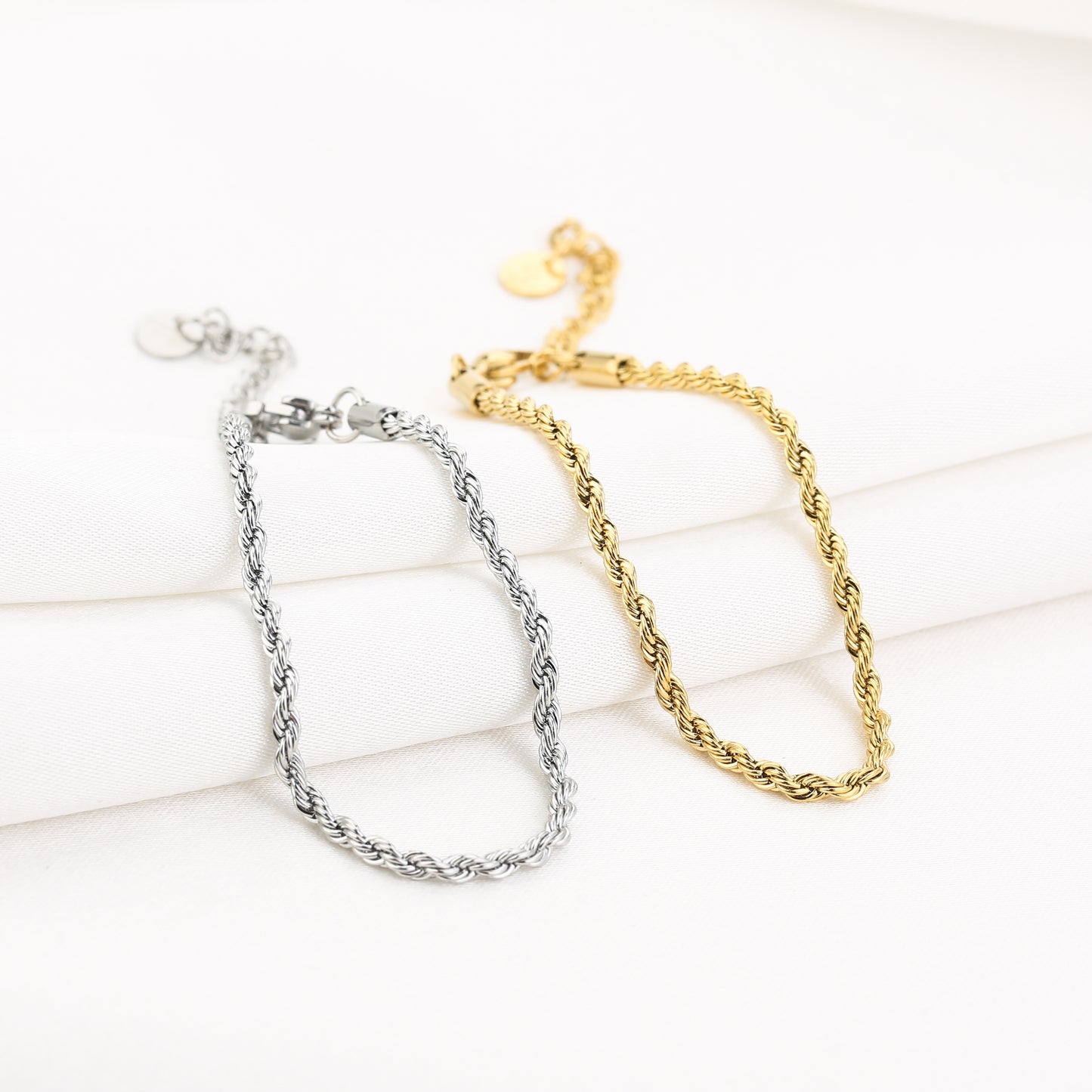 Simple twisted bracelet